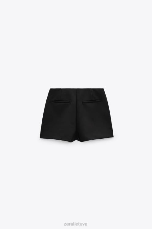 moterys Zara skort juodas apranga 4N488544