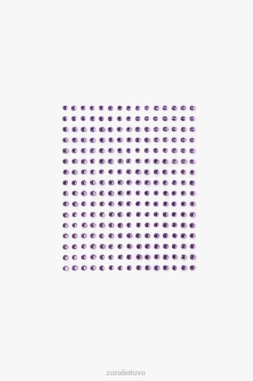 moterys Zara brangakmenių lipdukai originalus priedai 4N488809