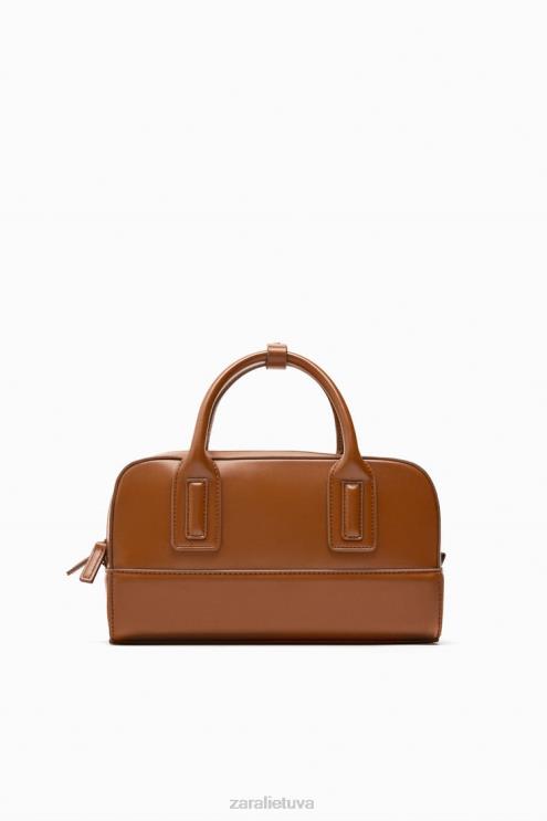 moterys Zara boulingo krepšys originalus priedai 4N488745