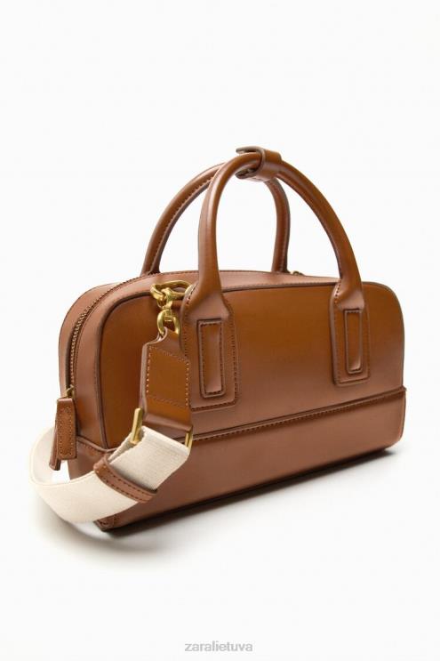 moterys Zara boulingo krepšys originalus priedai 4N488745