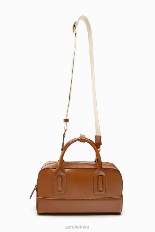 moterys Zara boulingo krepšys originalus priedai 4N488745