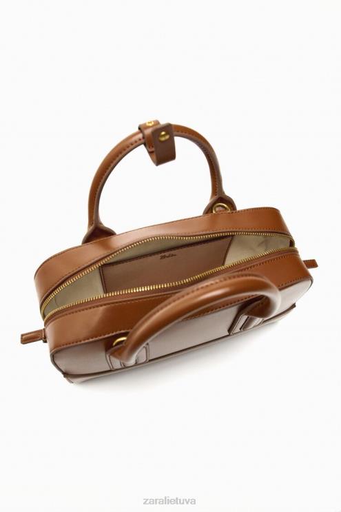 moterys Zara boulingo krepšys originalus priedai 4N488745