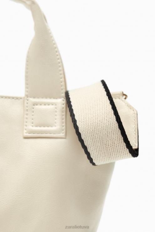 moterys Zara mini pirkėjas ekru priedai 4N488744