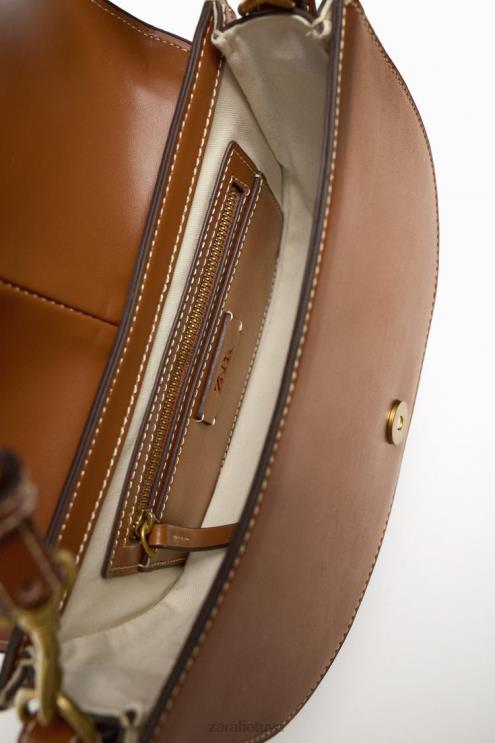 moterys Zara siuvinėtas kryžminio kūno krepšys originalus priedai 4N488752