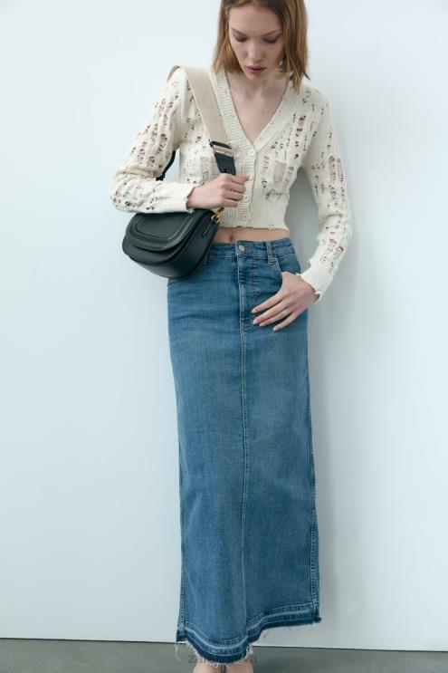 moterys Zara skersinis krepšys juodas priedai 4N488751