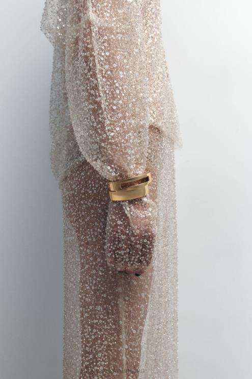 moterys Zara kietų apyrankių pakuotė auksinis priedai 4N488766