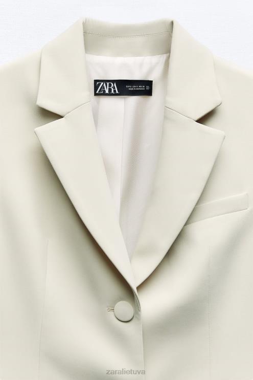 moterys Zara dvipusis švarkas ekru apranga 4N488914
