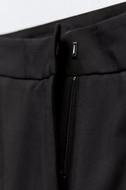 moterys Zara viso ilgio platėjančios kelnės juodas apranga 4N488880