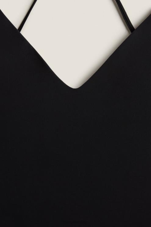 moterys Zara atvira nugara maudymosi kostiumėlis juodas apranga 4N4881823