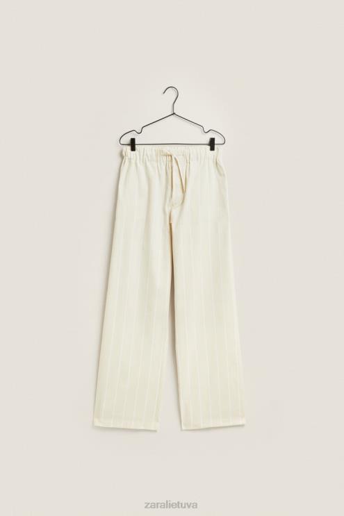 moterys Zara kelnės su plonomis juostelėmis Šviesiai geltona apranga 4N4881801