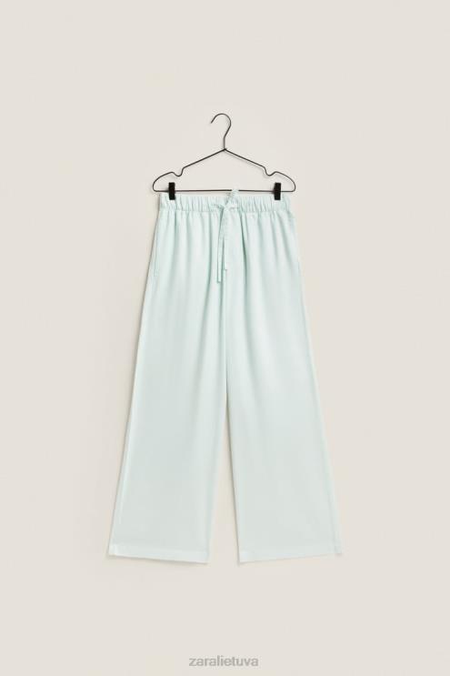 moterys Zara vienspalves kelnes šviesiai žalia apranga 4N4881800