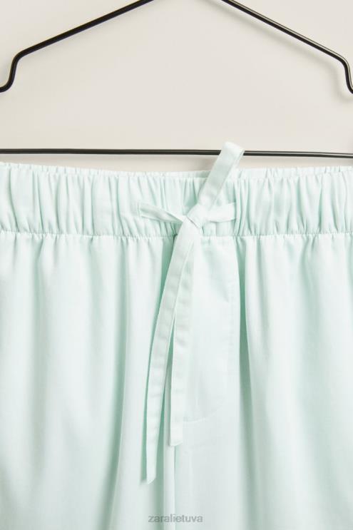 moterys Zara vienspalves kelnes šviesiai žalia apranga 4N4881800