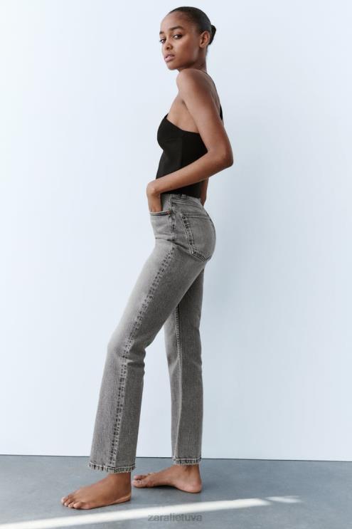 moterys Zara apvyniokite megztą apynasrią viršų juodas apranga 4N488276