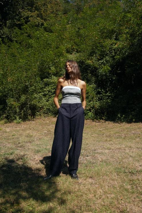 moterys Zara mišrus boksininkas pilka apranga 4N488254