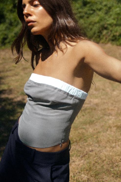 moterys Zara mišrus boksininkas pilka apranga 4N488254