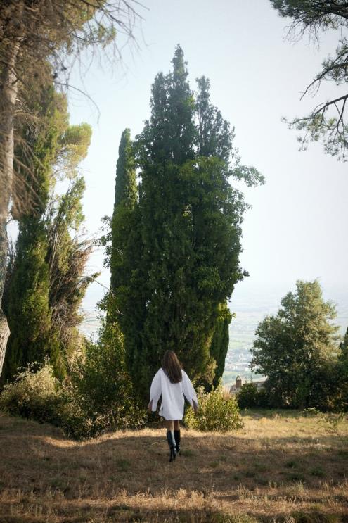 moterys Zara dryžuoti oversized marškinėliai baltas apranga 4N488289