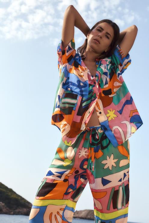 moterys Zara palaidinė su raštais įvairiaspalvis apranga 4N488355