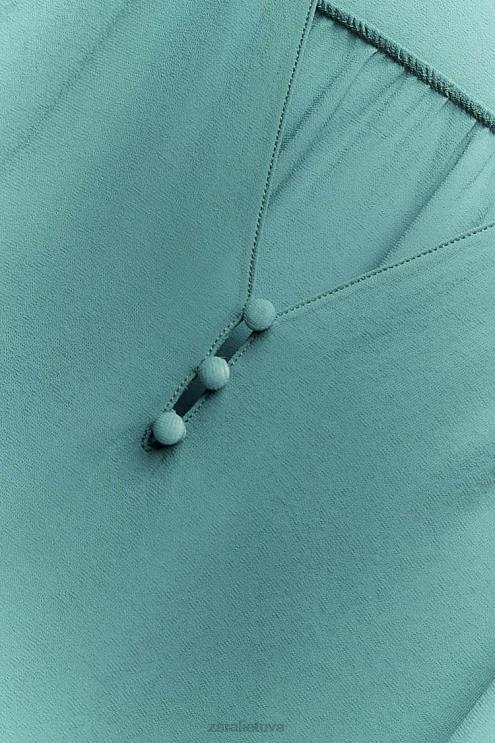 moterys Zara susirinko krenta per didelė palaidinė mėlynas plienas apranga 4N488454