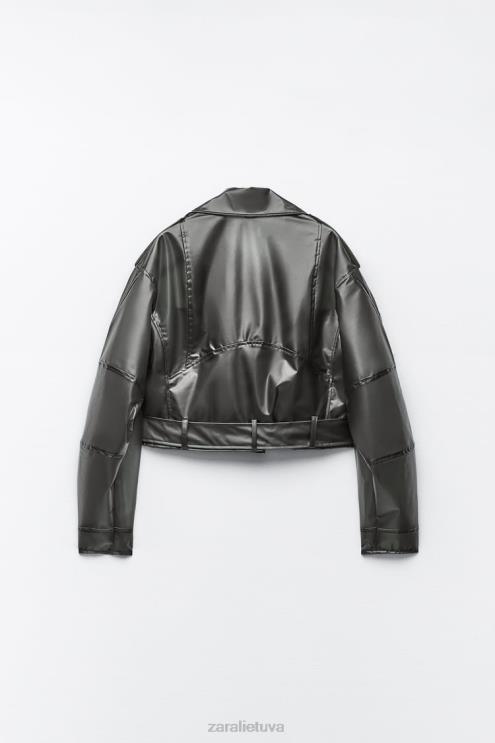 moterys Zara crop permatoma striukė originalus apranga 4N48894