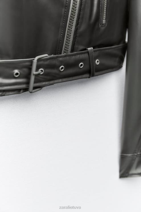 moterys Zara crop permatoma striukė originalus apranga 4N48894