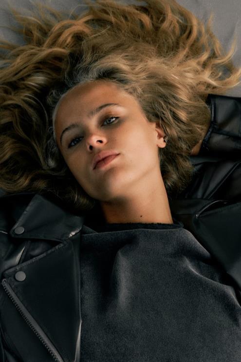 moterys Zara crop permatoma striukė originalus apranga 4N48894