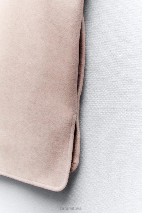 moterys Zara minkšti marškinėliai rožinis apranga 4N48813