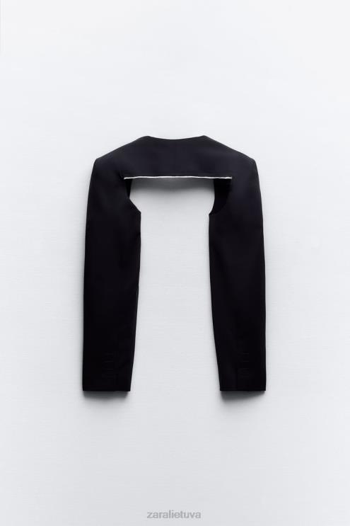 moterys Zara vamzdiniai rankų šildytuvai tamsus laivynas apranga 4N48887