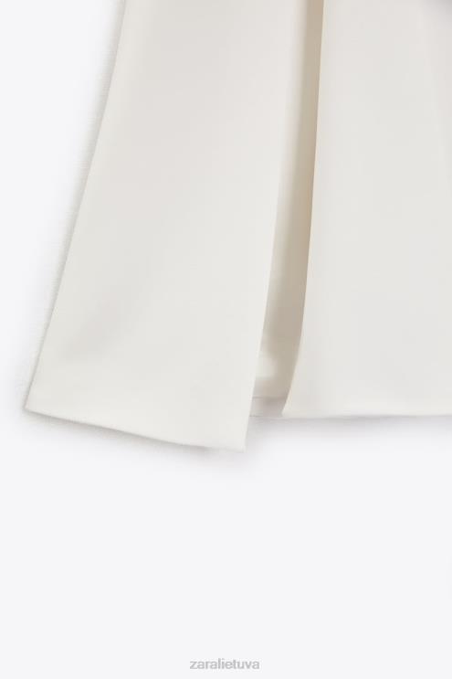 moterys Zara apsiaustas švarkas ekru apranga 4N488165