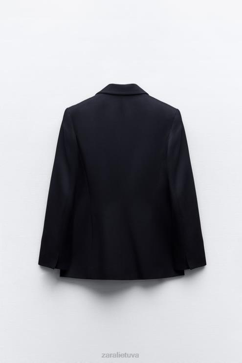 moterys Zara dvipusis švarkas tamsiai mėlyna apranga 4N488140