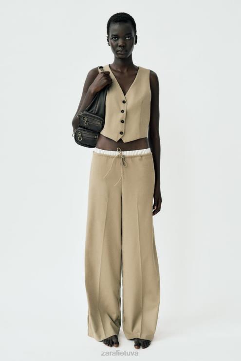 moterys Zara pritaikyta liemenė lengvas kupranugaris apranga 4N488161