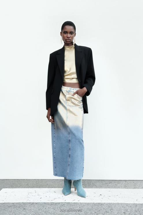 moterys Zara tiesaus kirpimo švarkas juodas apranga 4N488159