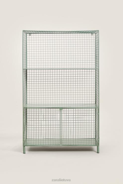 unisex Zara metalinė knygų lentyna su durelėmis žalias priedai 4N4881592