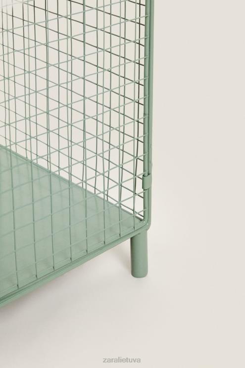 unisex Zara metalinė knygų lentyna su durelėmis žalias priedai 4N4881592