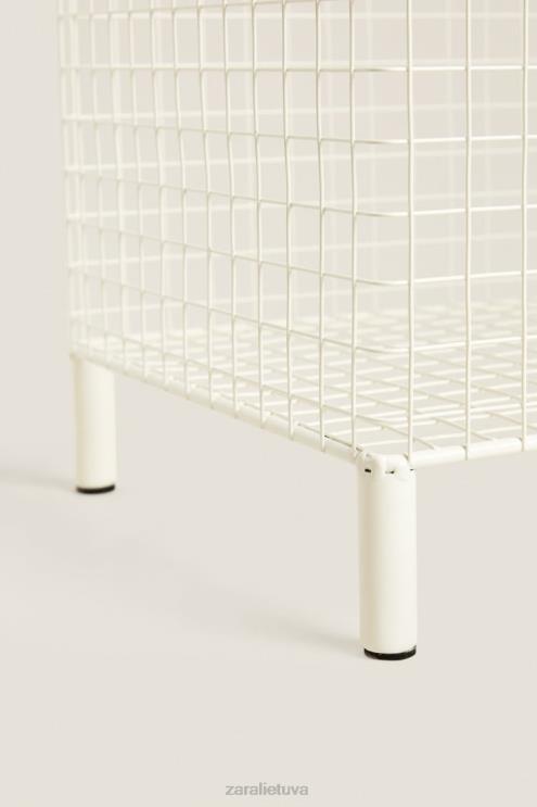 unisex Zara metalinė skrynia su dangteliu austrių baltumo priedai 4N4881594