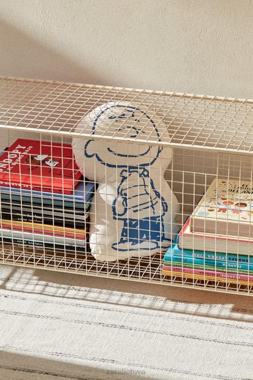 unisex Zara metalinė skrynia su dangteliu austrių baltumo priedai 4N4881594