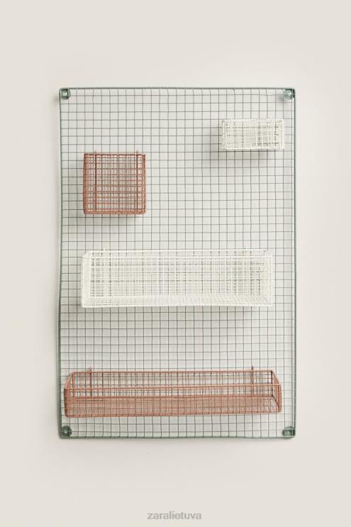 unisex Zara metalinis pakabinimo organizatorius žalias priedai 4N4881593