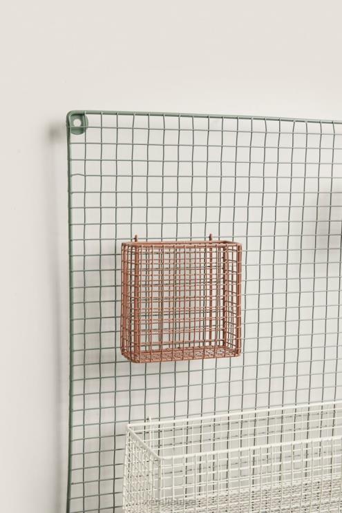 unisex Zara metalinis pakabinimo organizatorius žalias priedai 4N4881593