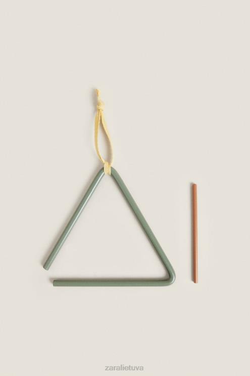 unisex Zara muzikinis trikampis žaislas jūros žalia priedai 4N4881589