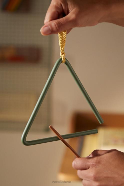unisex Zara muzikinis trikampis žaislas jūros žalia priedai 4N4881589
