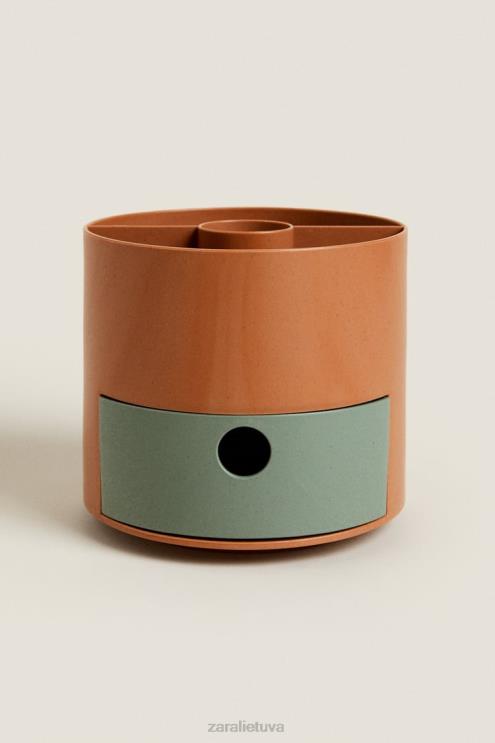 unisex Zara pasukamas pieštukų dėklas daugiaspalvis priedai 4N4881583