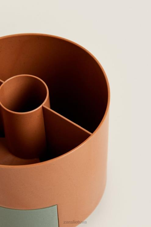 unisex Zara pasukamas pieštukų dėklas daugiaspalvis priedai 4N4881583