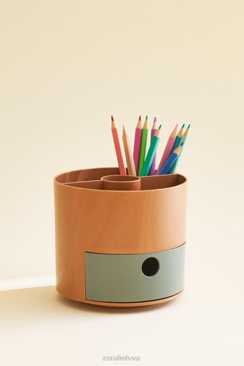 unisex Zara pasukamas pieštukų dėklas daugiaspalvis priedai 4N4881583