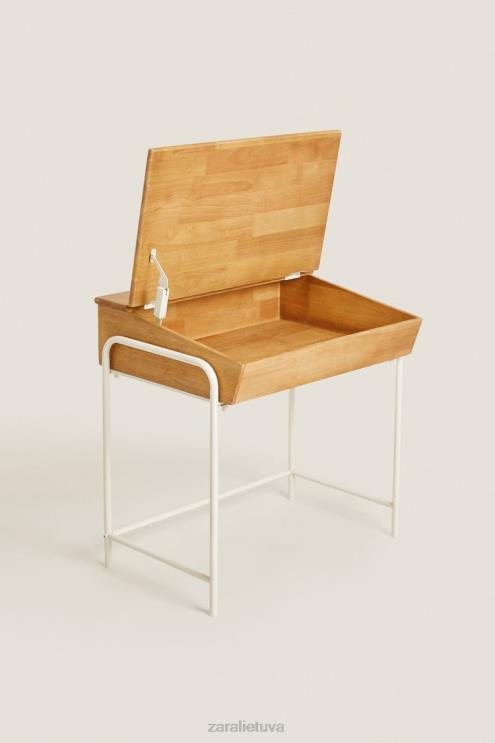 unisex Zara rašomasis stalas su saugykla vanilė priedai 4N4881578