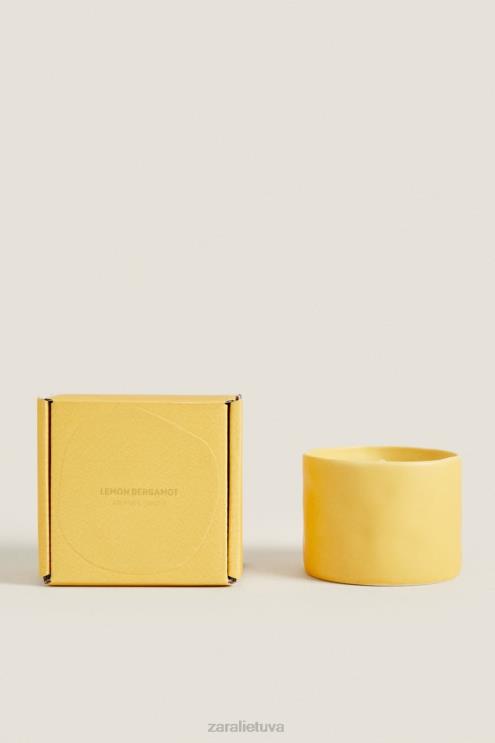 unisex Zara (150 g) citrinų bergamočių kvapo žvakė baltas priedai 4N4881755