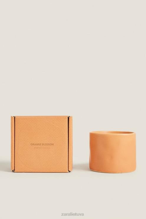 unisex Zara (150 g) žiedų kvapo žvakė oranžinė priedai 4N4881757