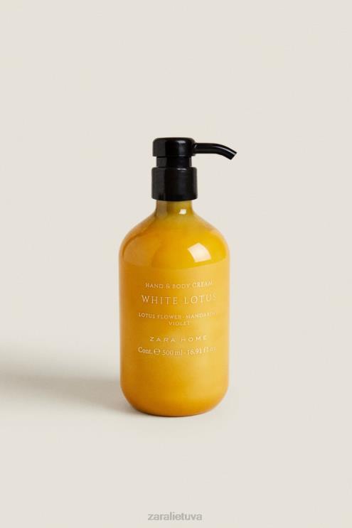unisex Zara (16,91 uncijos) baltojo lotoso rankų ir kūno kremas intensyvi raudona priedai 4N4881770