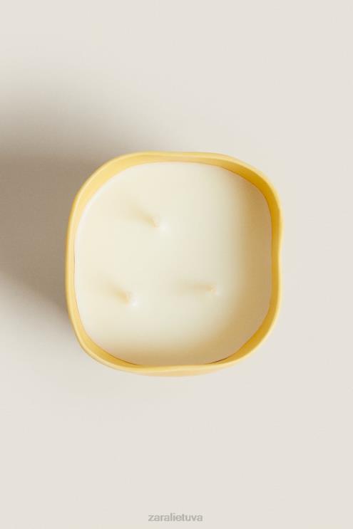 unisex Zara (430 g) citrinų bergamočių kvapo žvakė baltas priedai 4N4881756