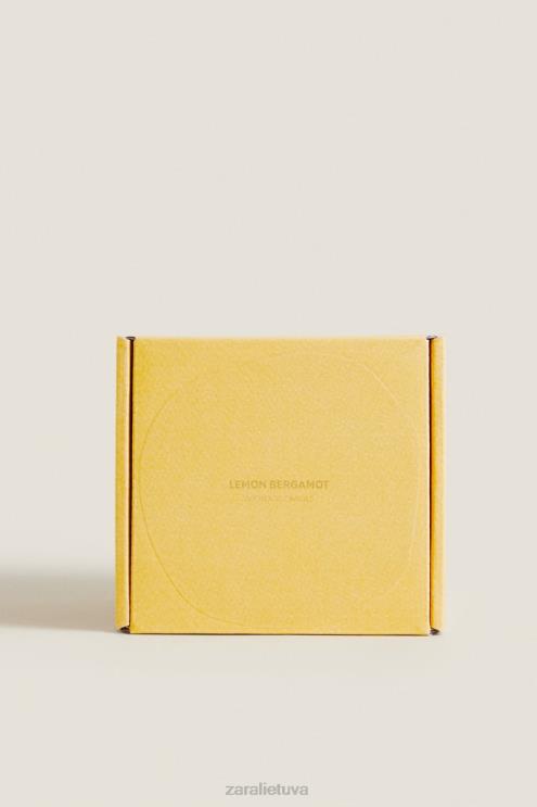 unisex Zara (430 g) citrinų bergamočių kvapo žvakė baltas priedai 4N4881756