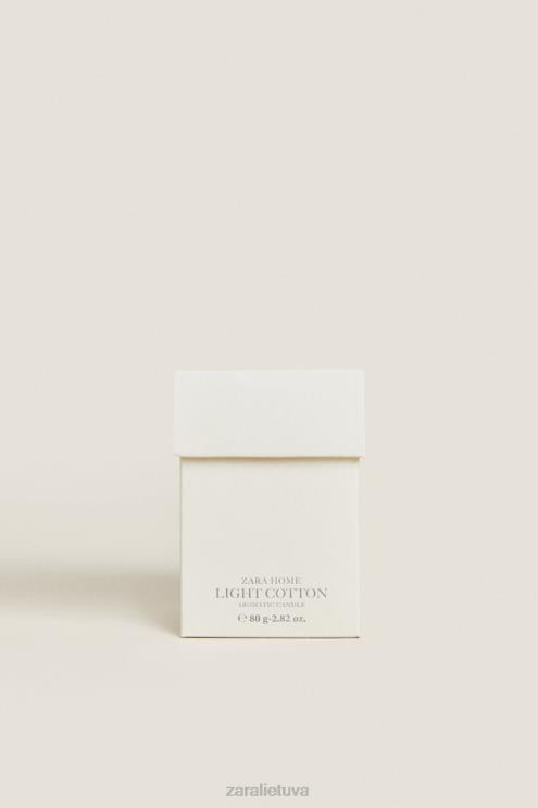 unisex Zara (80 g) lengvos medvilnės kvapo žvakė akmuo priedai 4N4881760