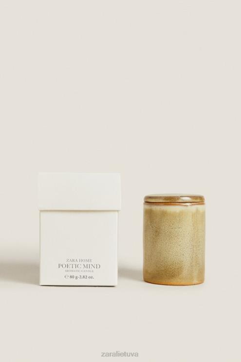 unisex Zara (80 g) poetinio proto kvapo žvakė dulkėta rožinė priedai 4N4881762